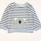 Striped koala sweater - Size 2