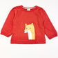 Red fox sweater - Size 2