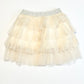 Cream tulle skirt - Size 4