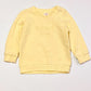 Yellow waffle logo sweater - Size 2