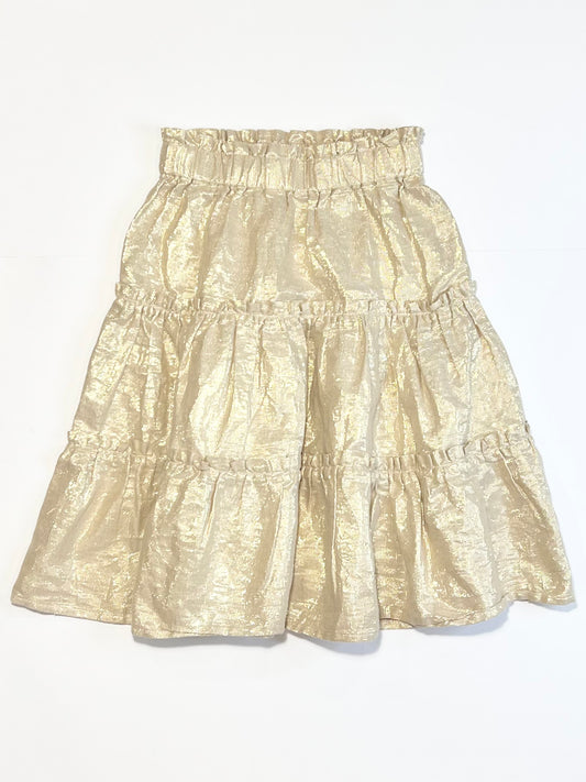 Gold tiered skirt - Size 4