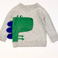 Grey dino sweater - Size 2
