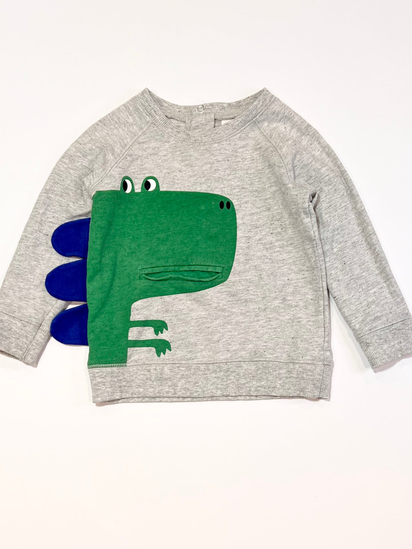 Grey dino sweater - Size 2