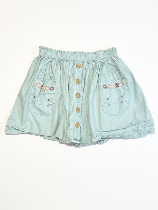 Green bunny skirt - Size 4