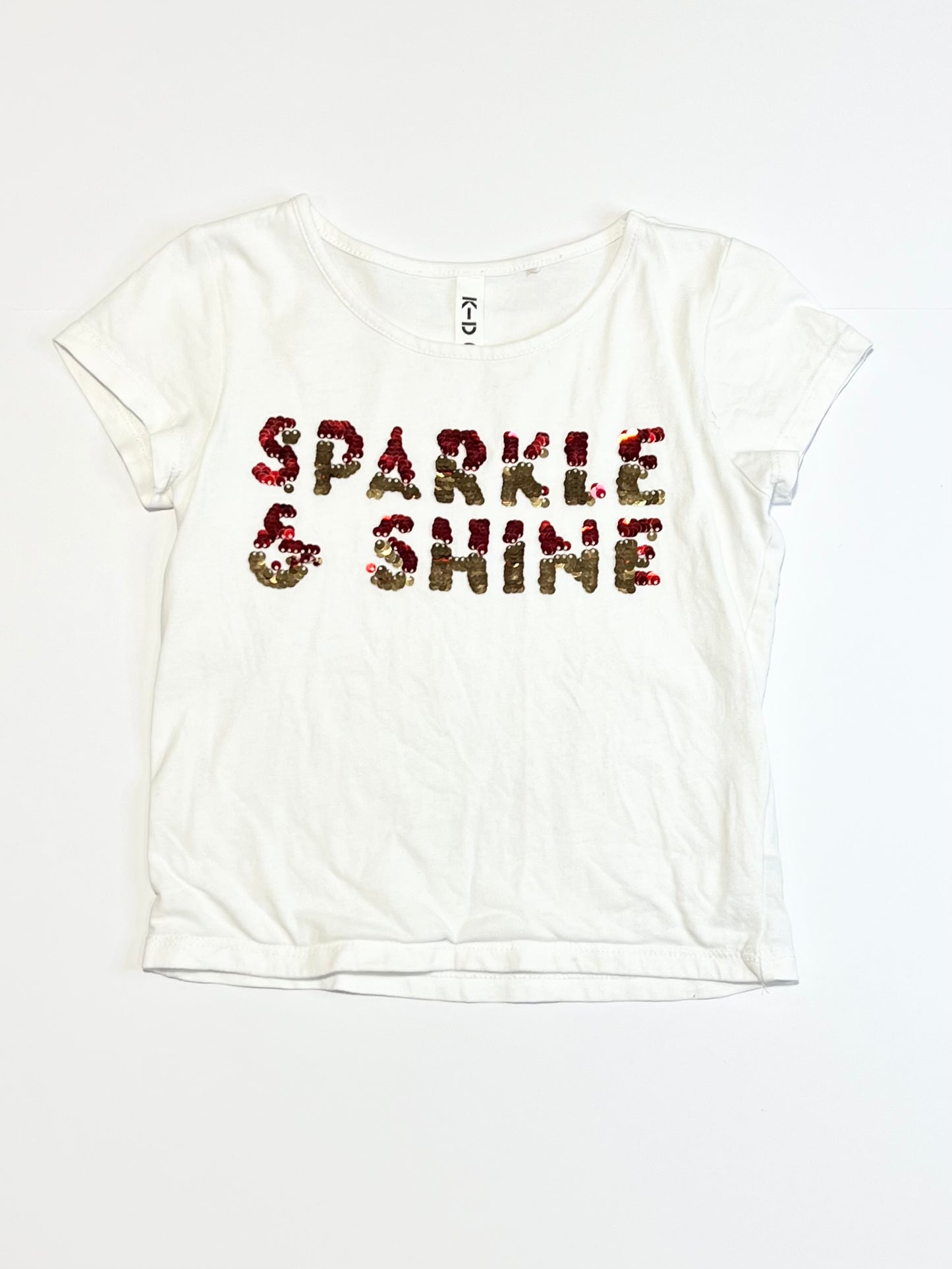 Sequined tee - Size 4