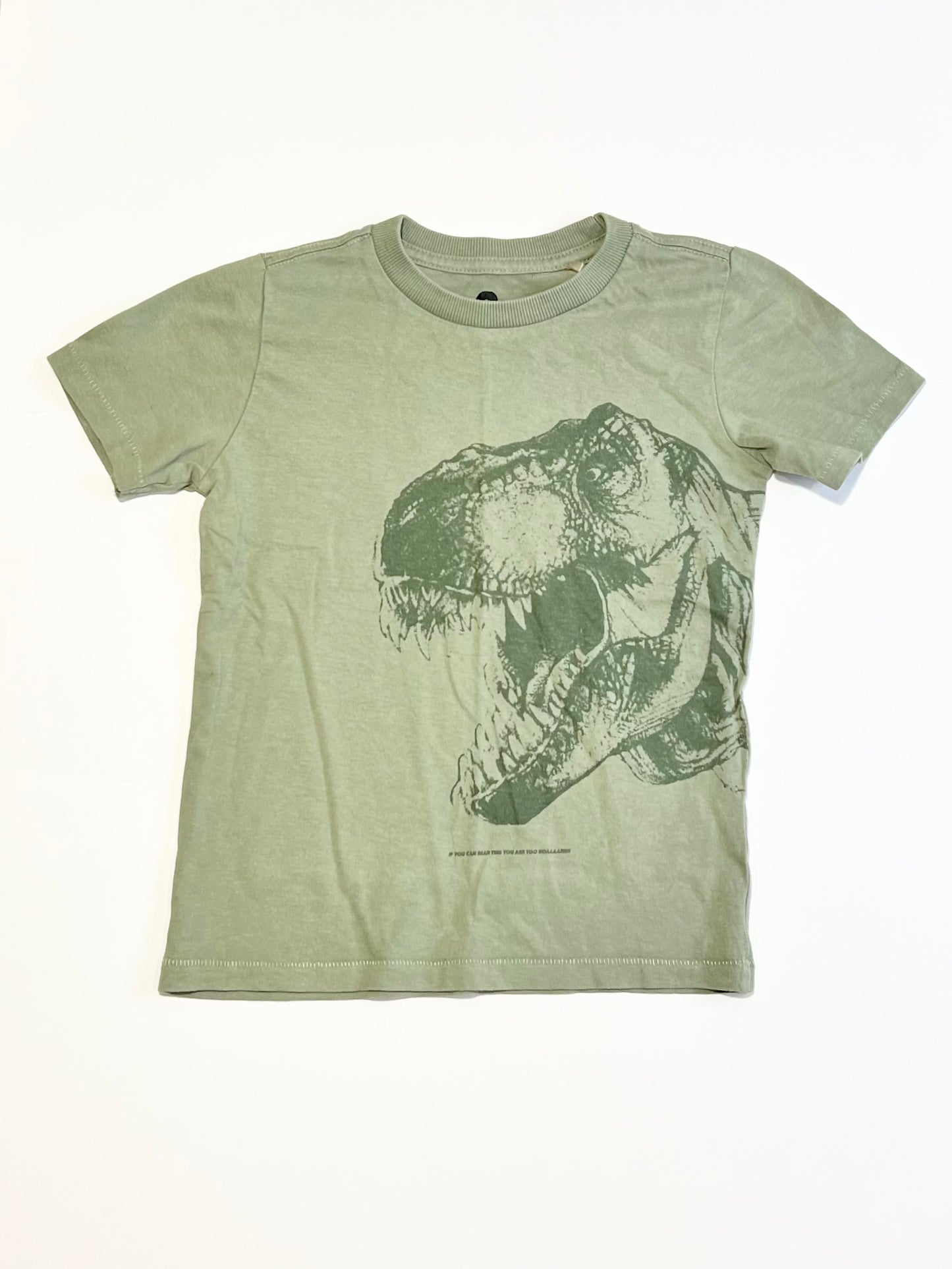 Green dino tee - Size 3