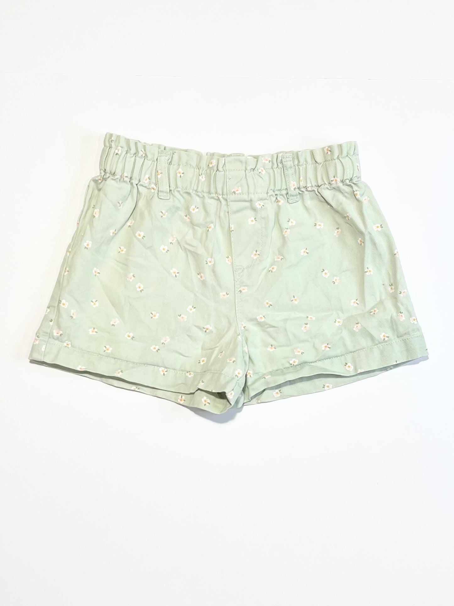 Woven floral shorts - Size 4