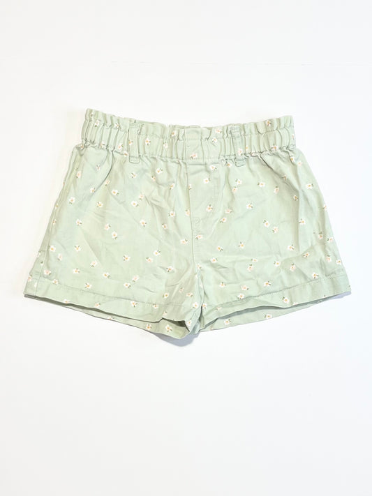 Woven floral shorts - Size 4