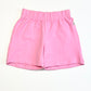 Pink sweat shorts -Size 4