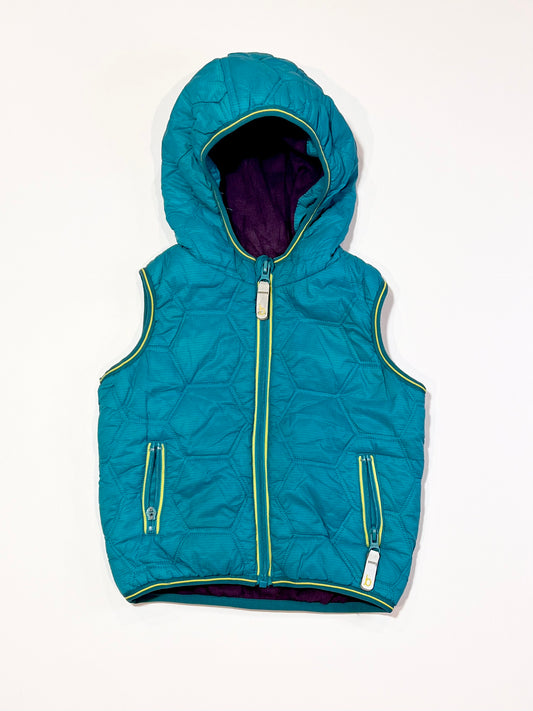 Hooded puffer vest - Size 2