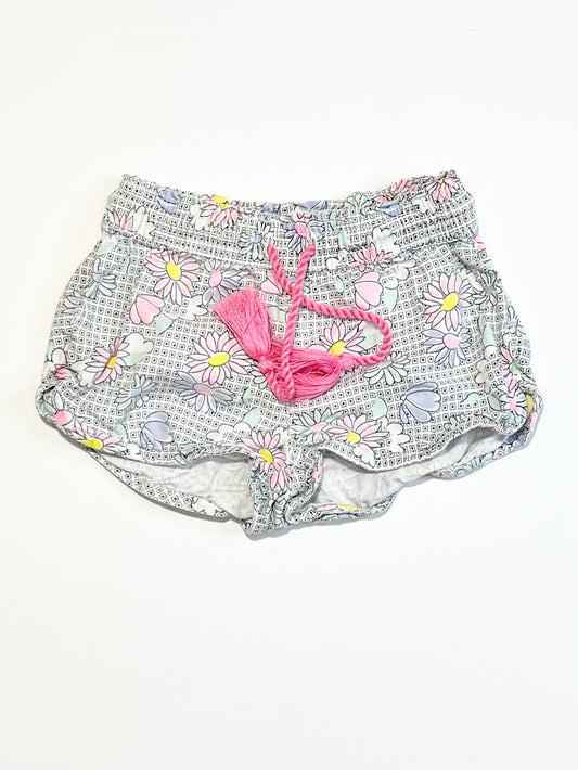 Floral shorts - Size 4