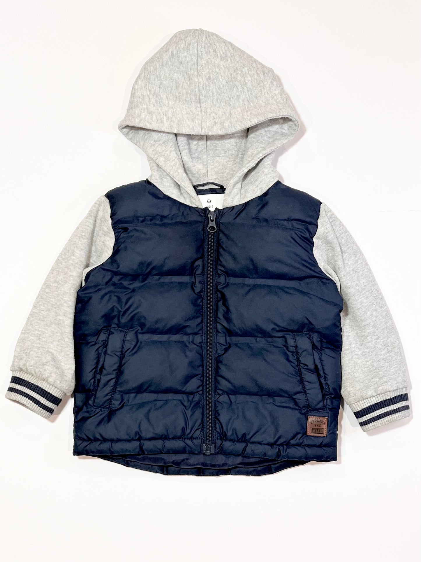 Hooded puffer jacket - Size 2
