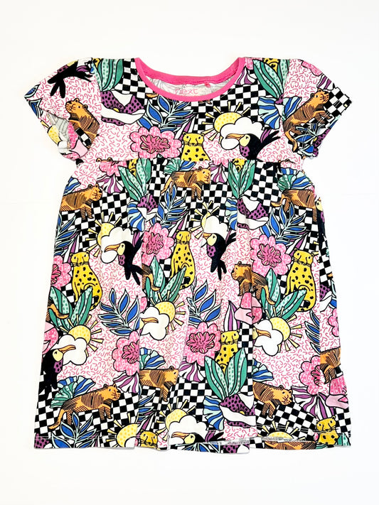Jersey animals dress - Size 4-5
