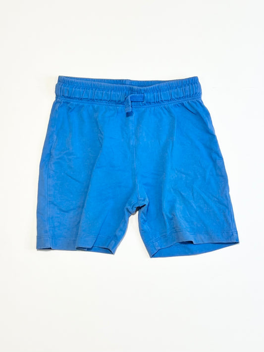 Blue jersey shorts - Size 3