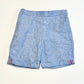 Blue cotton shorts - Size 4