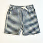 Navy check shorts - Size 4