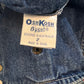 Striped denim overalls - Size 2