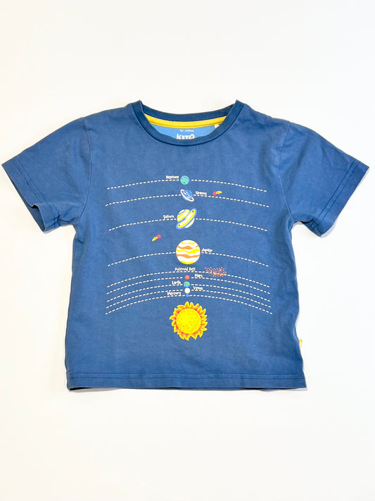 Blue planets tee - Size 4