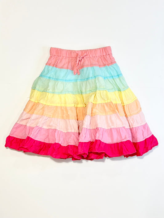 Rainbow tiered skirt - Size 3