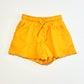 Yellow cutwork shorts - Size 3