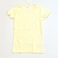 Yellow ribbed tee brand new - Size 4