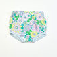 Floral jersey nappy cover - Size 00