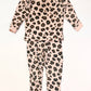 Waffle animal print pyjamas - Size 2