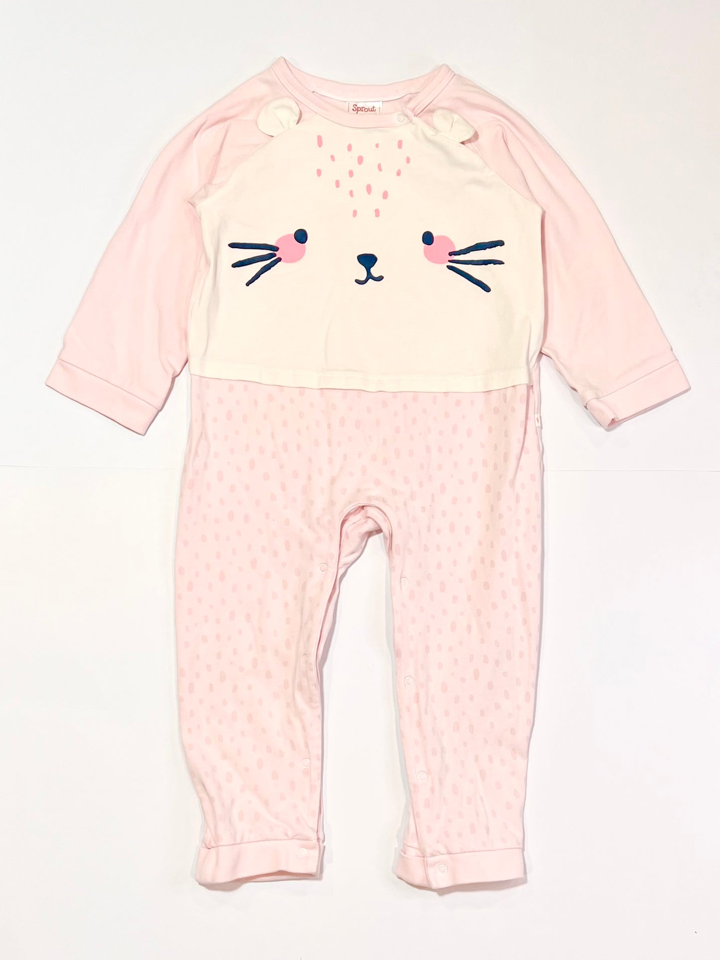 Pink onesie - Size 2