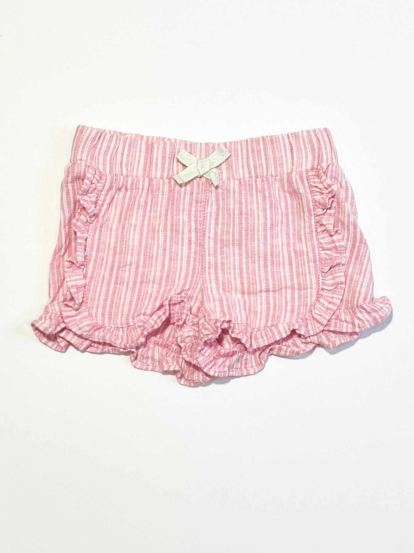 Striped ruffle shorts - Size 00