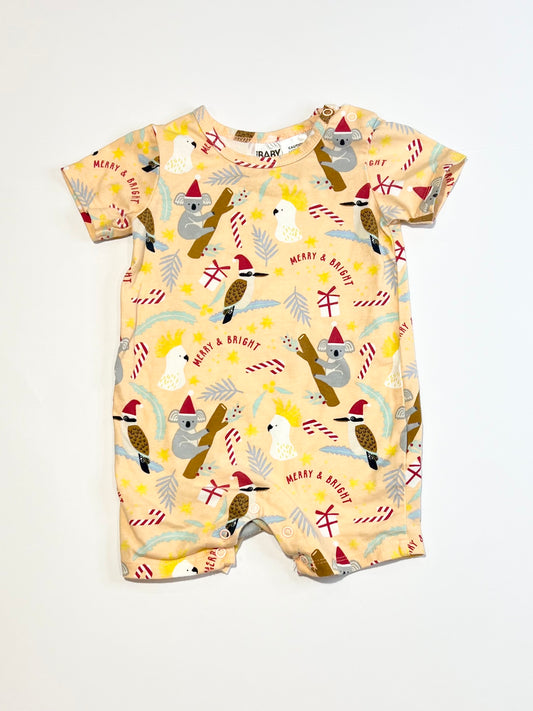 Aussie Christmas romper - Size 00