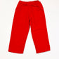 Red cotton pants - Size 2