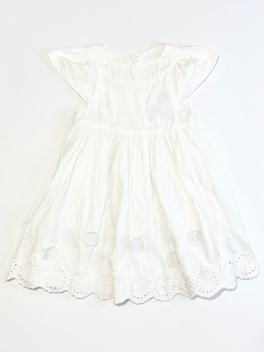 White cotton dress - Size 2