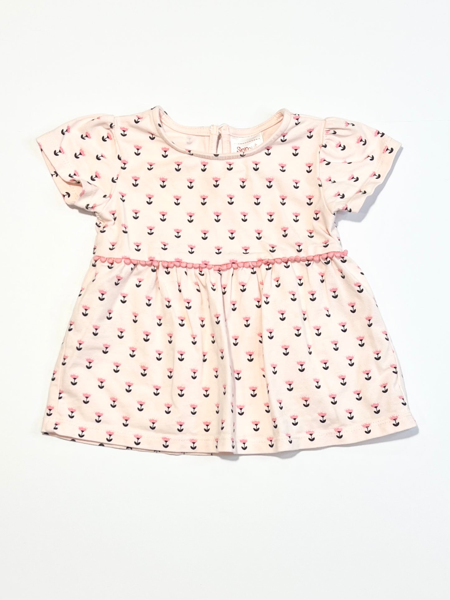Floral jersey top - Size 00