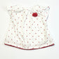 Cotton strawberry top - Size 4-6 months