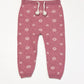 Pink knit pants - Size 2