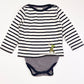 Striped bodysuit - Size 2-3