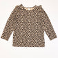 Animal print top - Size 2