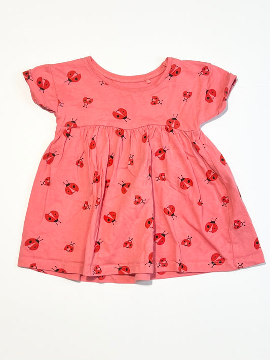 Jersey ladybug dress - Size 00