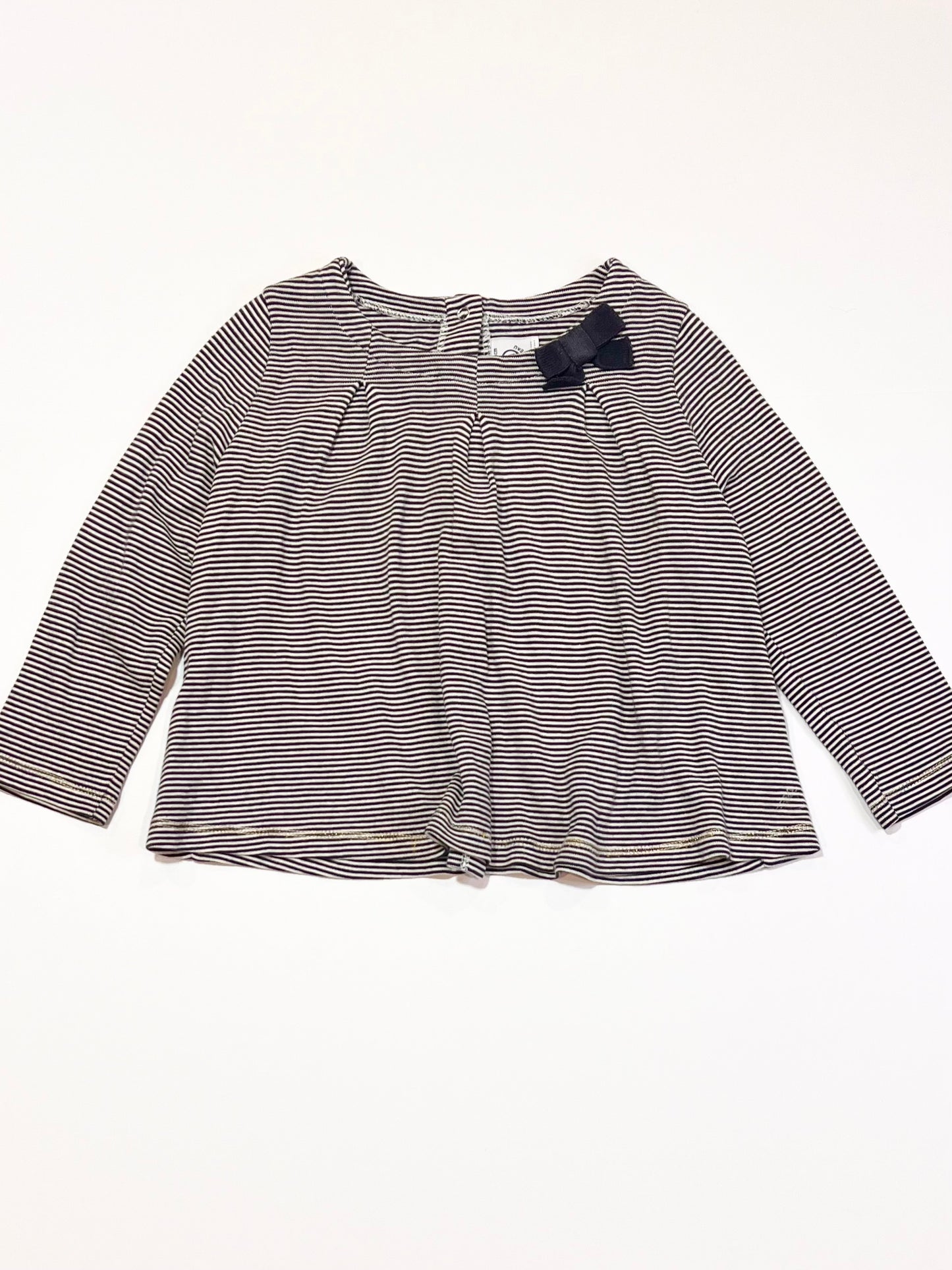 Striped jersey top - Size 2