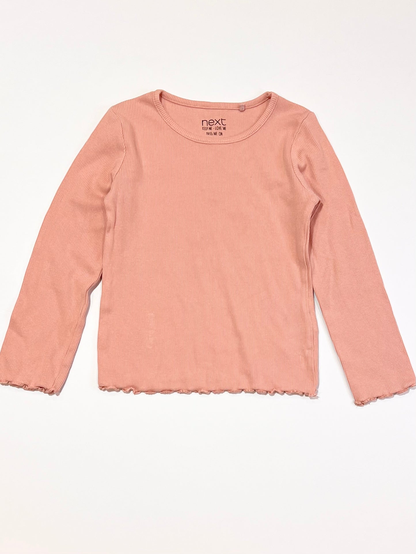 Pink ribbed top - Size 2-3