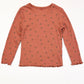 Floral ribbed top - Size 2-3