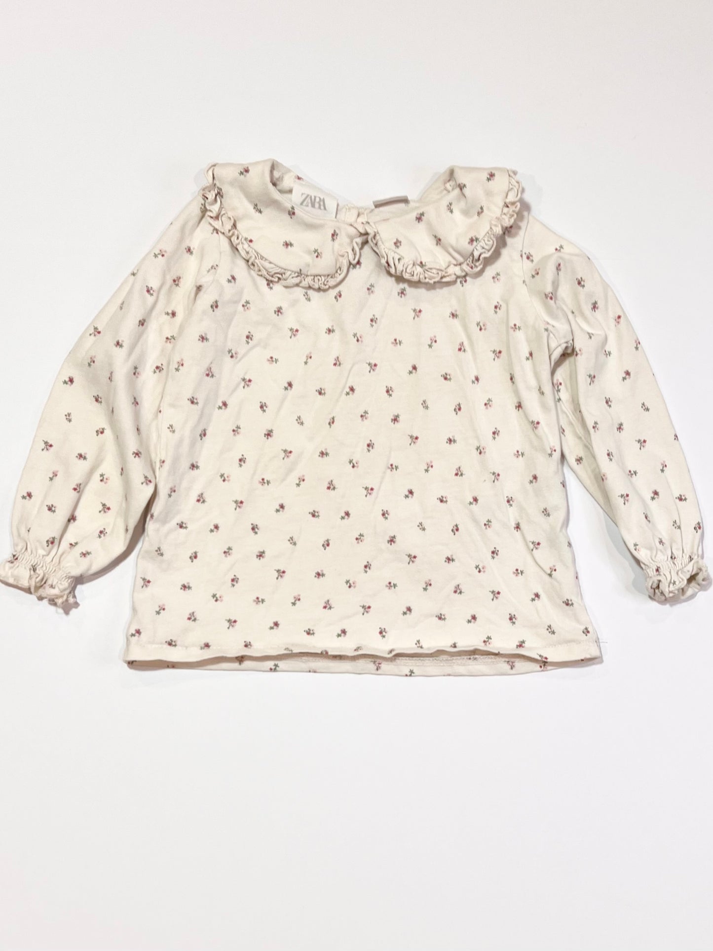 Collared floral top - Size 2