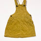 Green corduroy pinafore - Size 2-3