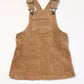 Brown corduroy pinafore - Size 2