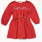 Red corduroy dress - Size 2