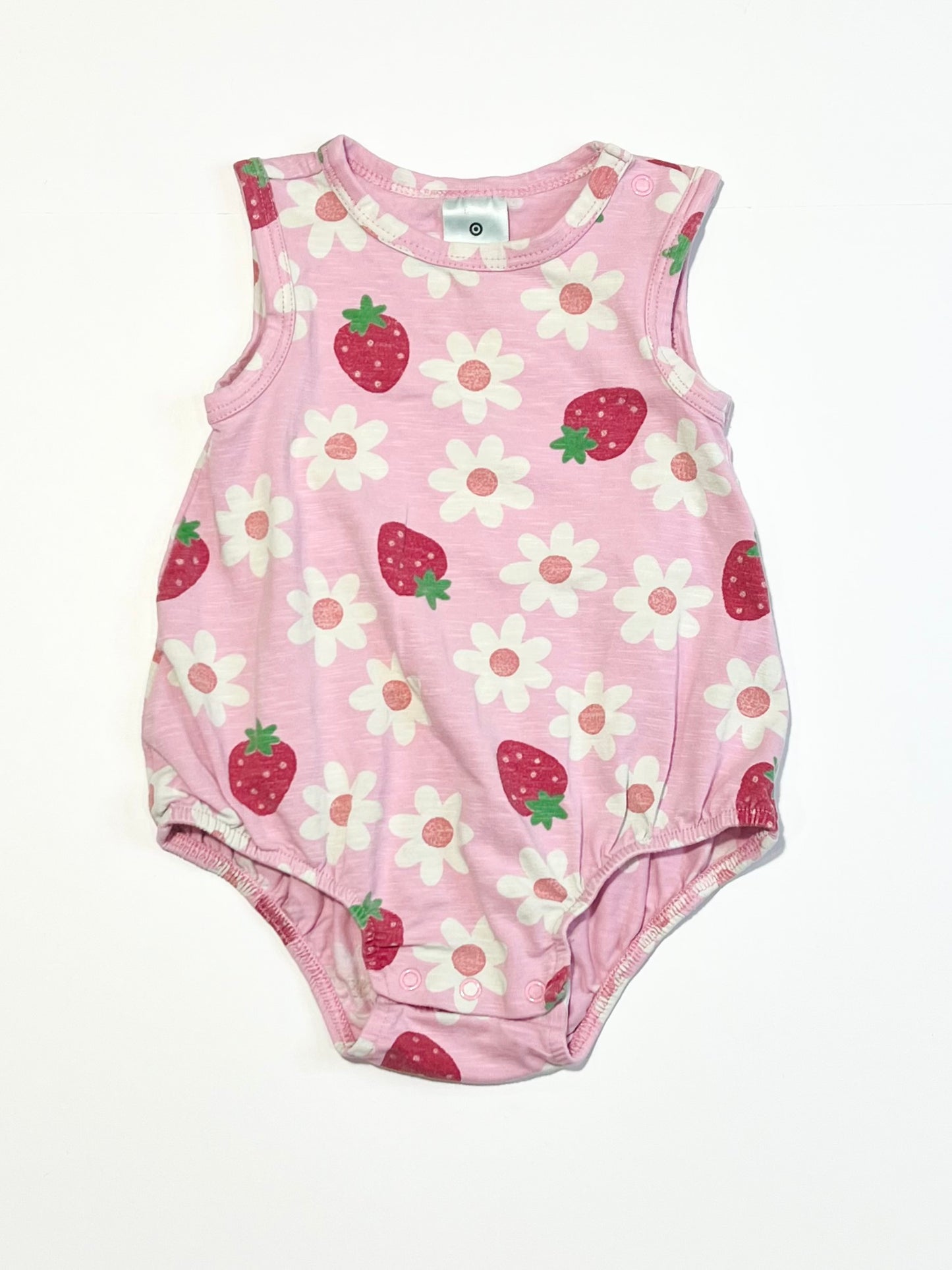 Strawberry bubblesuit - Size 00