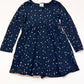 Navy stars jersey dress - Size 2