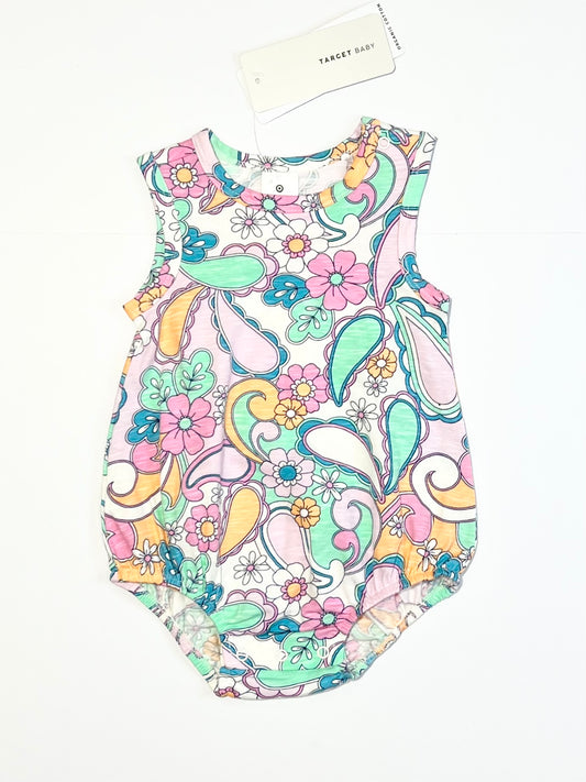 Floral bubblesuit brand new - Size 00