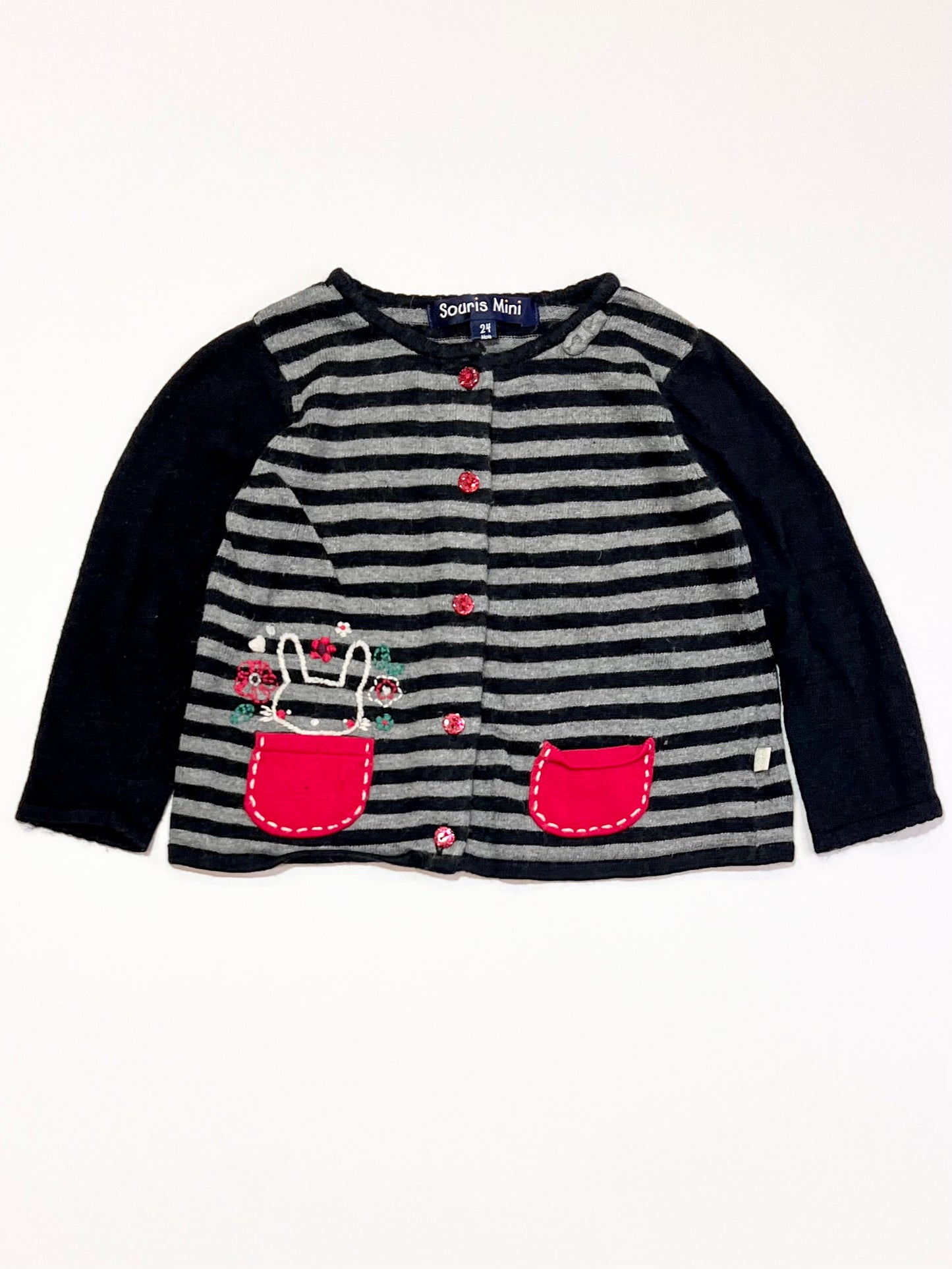 Striped cardigan - Size 2