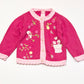 Pink floral cardigan - Size 2